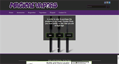 Desktop Screenshot of magicalvapors.net